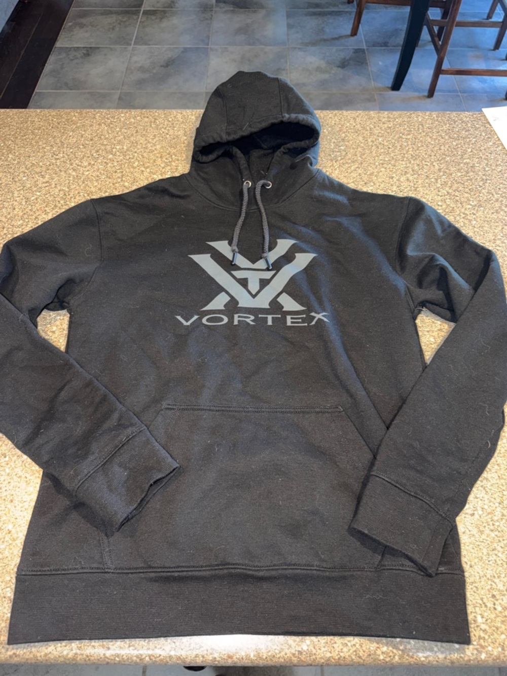 Vortex Men's Black Pullover Hoodie